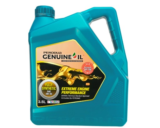 Perodua Genuine Engine Oil 0W-20 Fully Synthetic 3.5L