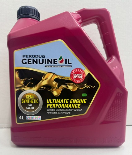 Perodua Genuine Engine Oil 5W-30 Semi Synthetic 4L
