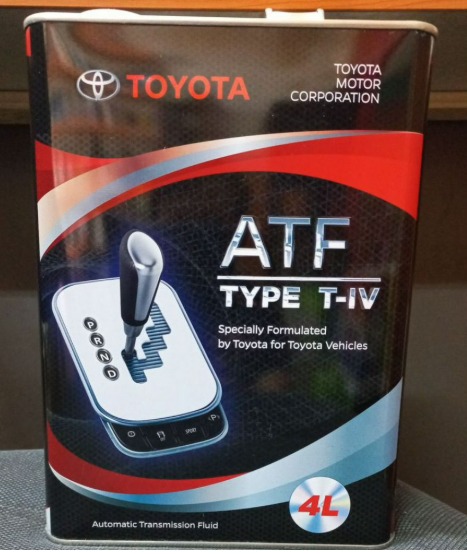 Toyota Genuine ATF Type T-IV Automatic Transmission Fluid 4L