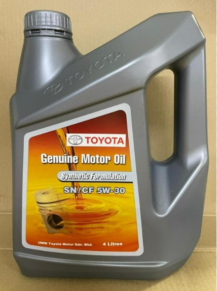 Toyota Genuine Engine Oil 5W-30 Semi Synthetic 4L