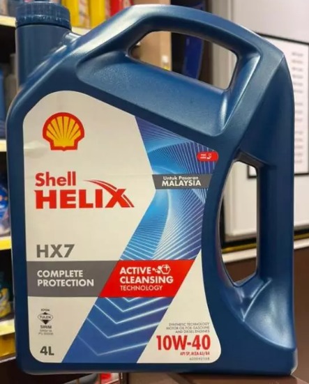 Shell Helix HX7 Semi Synthetic Engine Oil 10W-40 4L