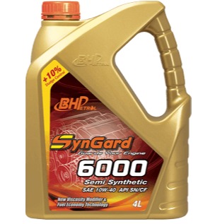 BHP Syngard 6000 Semi Synthetic Engine Oil 10W-40 4L